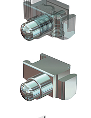 implant structure a deux etages